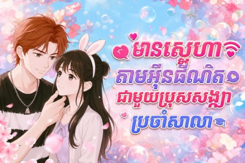 មានស្នេហាតាមអ៊ីនធឺណិតជាមួយប្រុសសង្ហាប្រចាំសាលា
